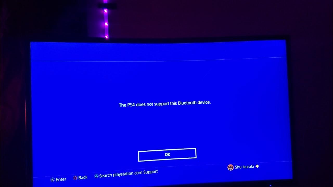 How To Connect A Unsupported Ps4 Controller To Ps4! FIX 202!!!! YouTube