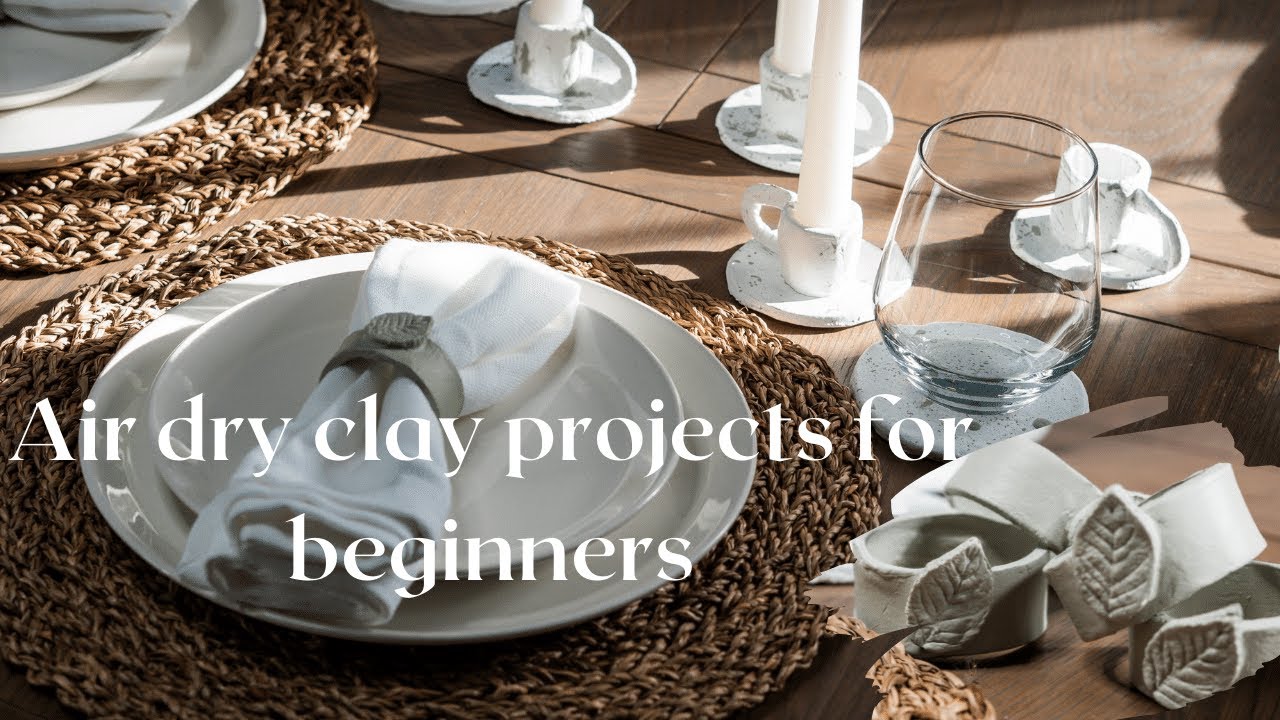 Colored Clay- Air Dry Clay DIY - The Kitchen Table Classroom