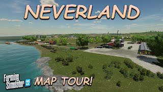 “NEVERLAND” FS22 MAP TOUR! | NEW MOD MAP! | Farming Simulator 22 (Review) PS5.