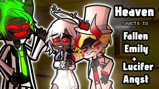 Hazbin Hotel Heaven reacts to Fallen Angel Emily and Luci Angst🛎️Gacha 2 Hazbin Hotel Prime react