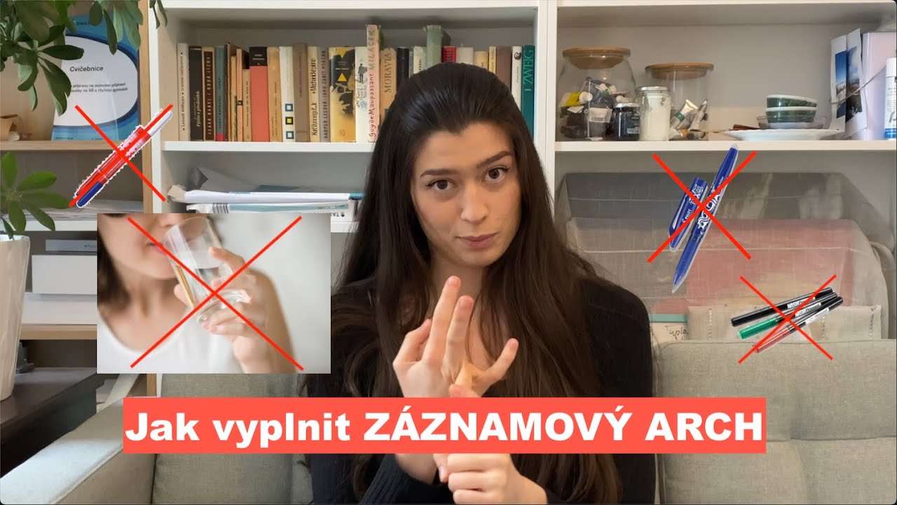 Jak SPRÁVNĚ vyplnit ZÁZNAMOVÝ ARCH | přijímací zkoušky, vaše otázky, cermat 🌱✍️📋