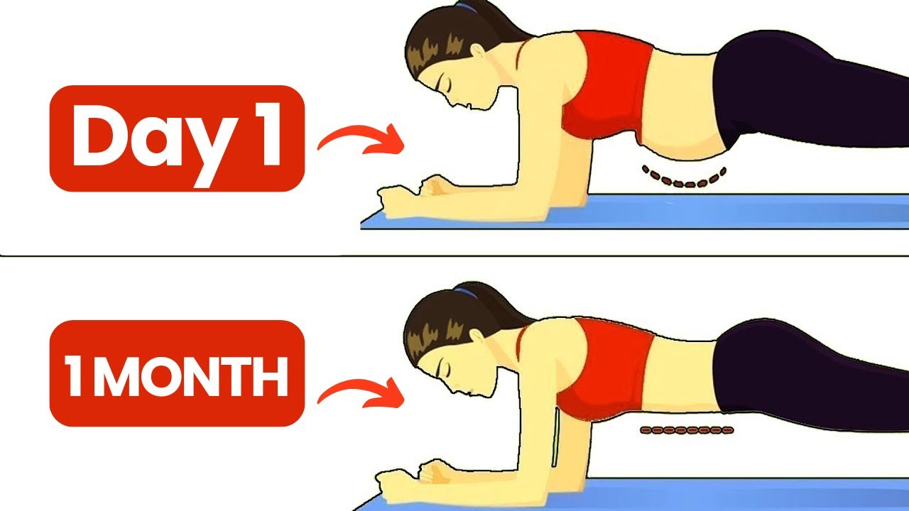 How To Get A Flat Stomach in A Month At Home - YouTube