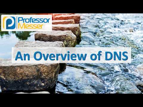 An Overview of DNS - CompTIA Network+ N10-007 - 1.8