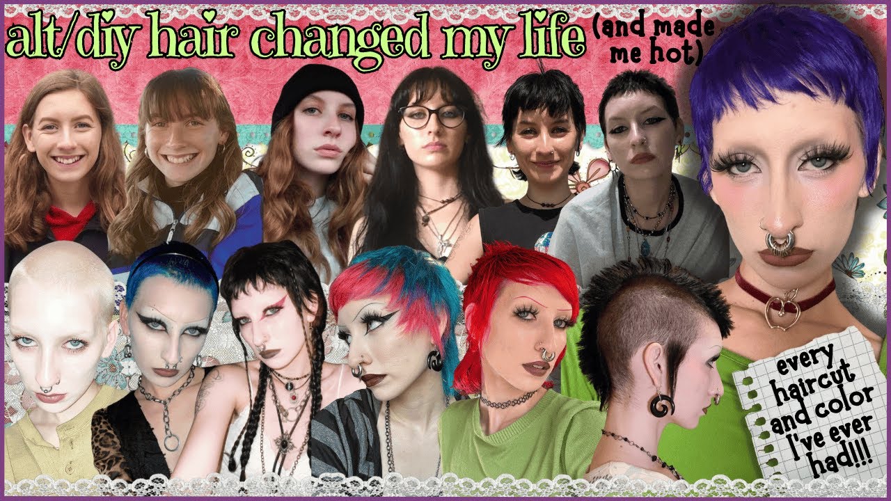ALTERNATIVE/DIY HAIR CHANGED MY LIFE | my hair evolution (every haircut and color I've ever had)