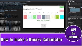 WPF C# Tutorial - Create a simple binary calculator game in visual studio screenshot 3