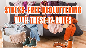 12 Time-Saving DECLUTTERING Rules for People With NO TIME