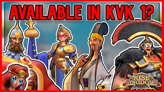 Will SOC Commanders Become Available in KVK 1? | Rise of Kingdoms