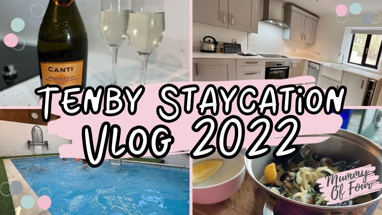 UK Staycation Vlog Easter 2022 | Tenby Holiday Cottage With Hot Tub & Pool | Dinosaur Park | PR TRIP