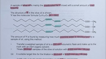 Worked exam answer - AQA AS / A level back titration (with an organic context) question