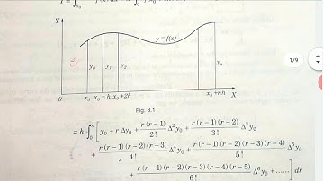 Numerical Integration: Derivation of Newton-Cotes formula  followed by Trapezoidal & Simpson