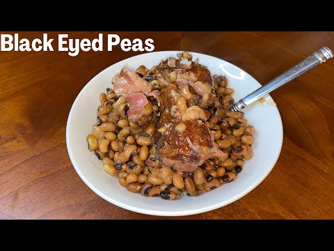 How To Make BLACK EYED PEAS In An INSTANT POT: EASY Recipe With SMOKED TURKEY MEAT