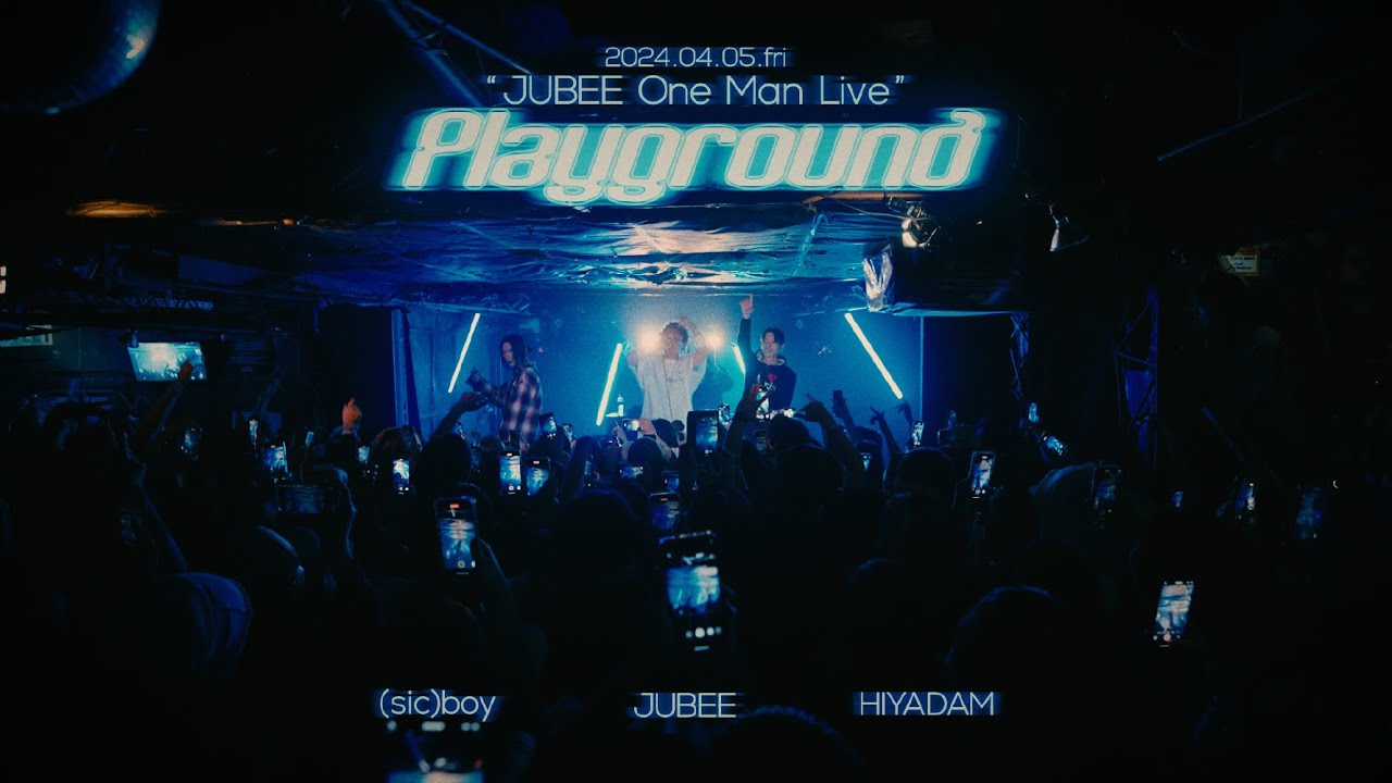 【即出荷】 JUBEE VIDEO HIYADAM【LIVE (sic)boy, feat. Playground - アート・デザイン・音楽