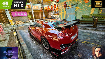 Nissan GTR - RTX 4090 Edition | Unreal Engine 5 CINEMATIC | 8k 60fps Render