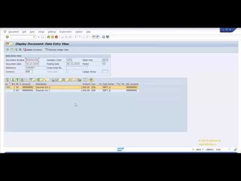 Video 9: End to End Exercise in the SAP SAP System (FICO) Part 2