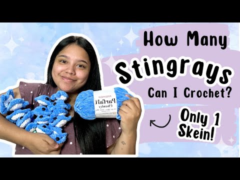 Crochet Stingray Challenge 2024🫧 | Market Prep | Project Ideas