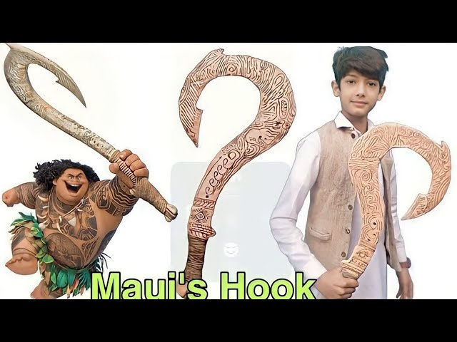 How to make Maui Hook, Maui's Fish Hook making