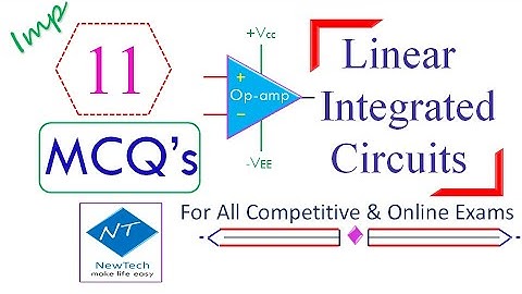 Linear integrated circuit mcqs | Op-amp mcqs | with answer keys | useful in competitive exams