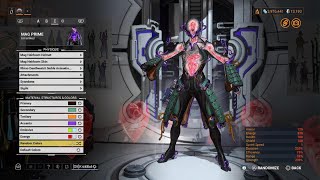 Warframe: Mag Heirloom skin color randomizer (100+ dual energy color variations)