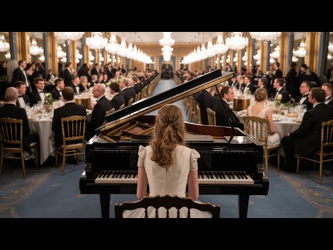 A Night to Remember: Waitress’s Stunning Piano Performance Captivates the Wealthy...