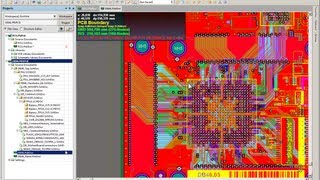 Altium Designer. Информационное окно в редакторе плат.