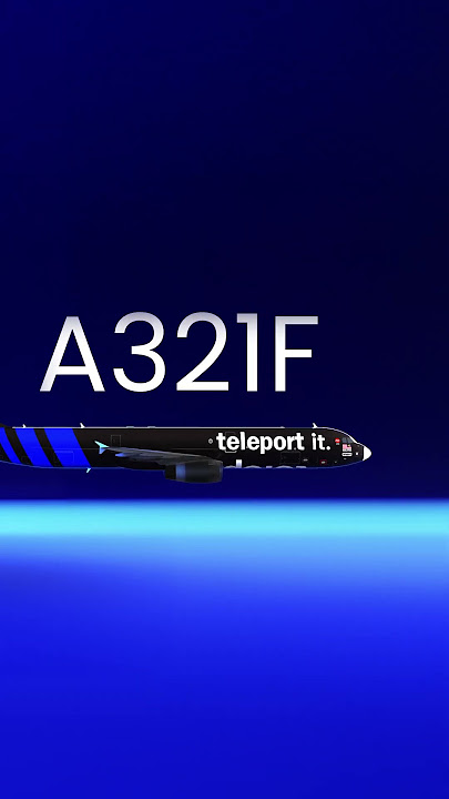 Teleport's first Airbus A321 Freighter, Awan