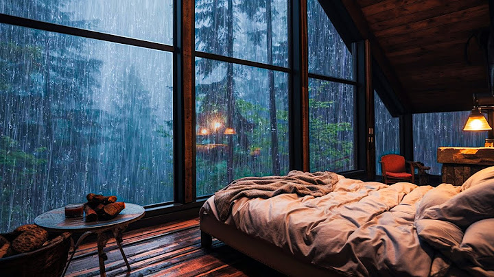 Rain Sounds for Deep Sleep, Calming Dreams, Relaxation – Pouring Rain and Thunder at Night