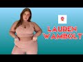 Lauren wambolt canadian beautiful plus size model curvy fashion model  outfits  wiki biography