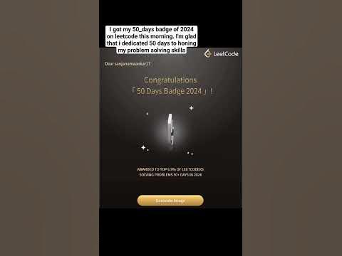 leetcode 50_days badge #leetcode #coding #datastructures #daily # ...