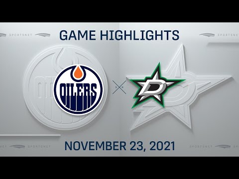 NHL Highlights | Oilers vs. Stars - Nov. 23, 2021