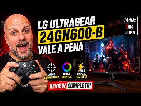 Monitor LG 24GN600-B é Bom? Veja se Esse Monitor Gamer Compensa
