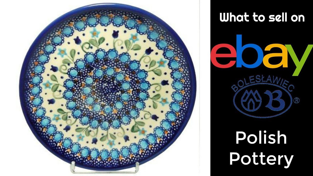 What to Sell on eBay Boleslawiec Polish Pottery YouTube