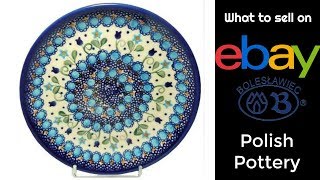 What to Sell on eBay : Boleslawiec  Polish Pottery