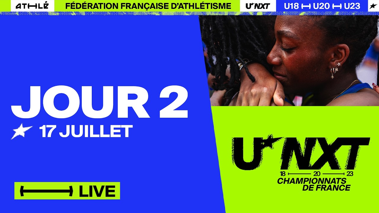 🔴 DIRECT : Championnats de France U*NXT U18 U20 U23 | Paris 2026 | JOUR 2