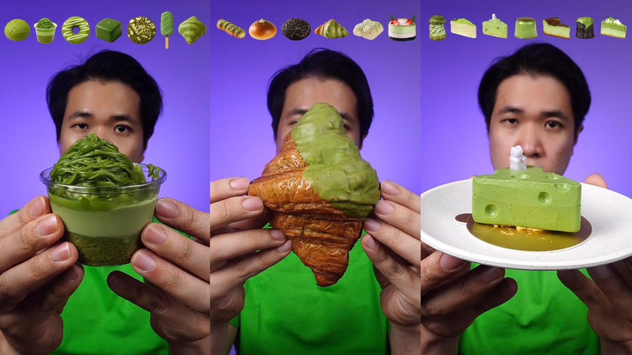 [COMPILATION] EAT VARIOUS MATCHA 🍵 DESSERT