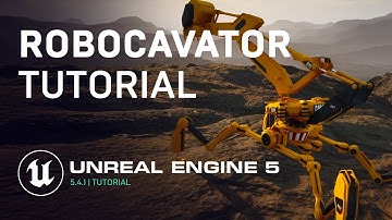 UE 5.4.1 | RoboCavator Tutorial  | Fully Procedural Animated Robot Excavator Part 2/2