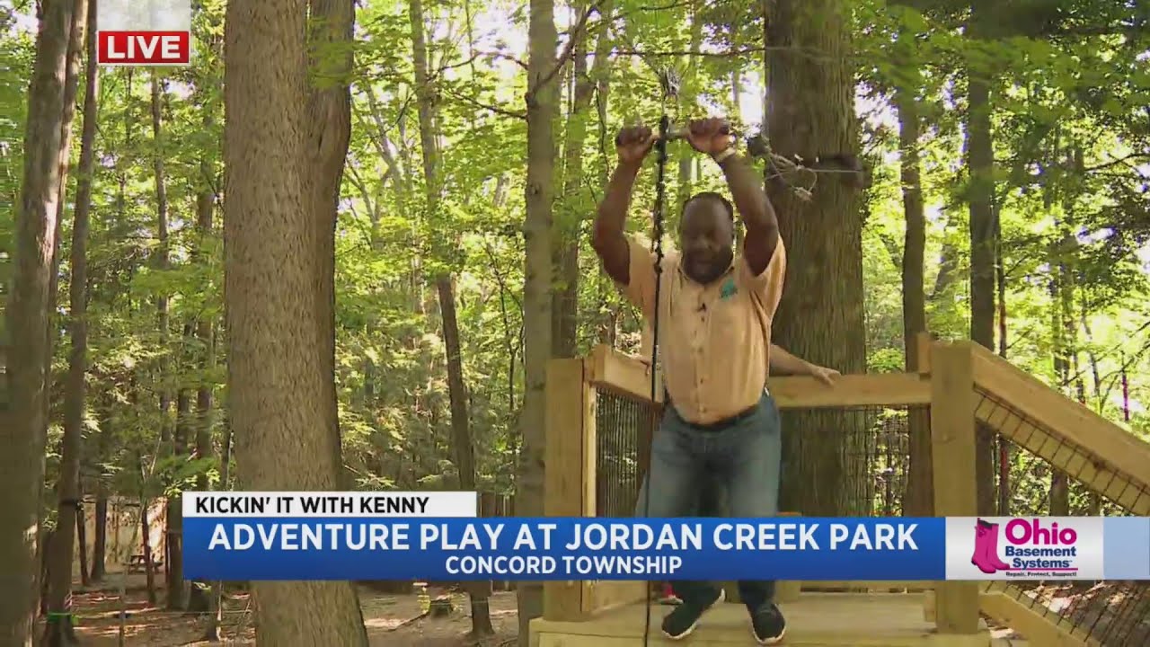 Kenny explores Adventure Play at Jordan Creek Park YouTube