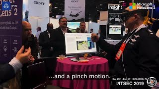 Insight Digital Innovation Demos HoloLens 2 at IITSEC