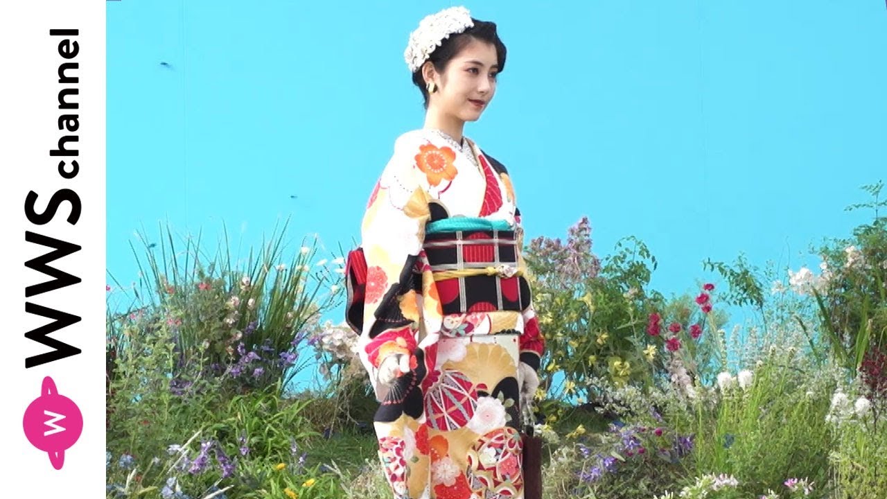 浜辺美波が出演「京都きもの友禅」新CMのメイキングが公開