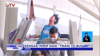 Sensasi Dikejar-kejar Zombie ala Film Train To Busan di Stasiun LRT Jakarta #BuletiniNewsSiang 03/09