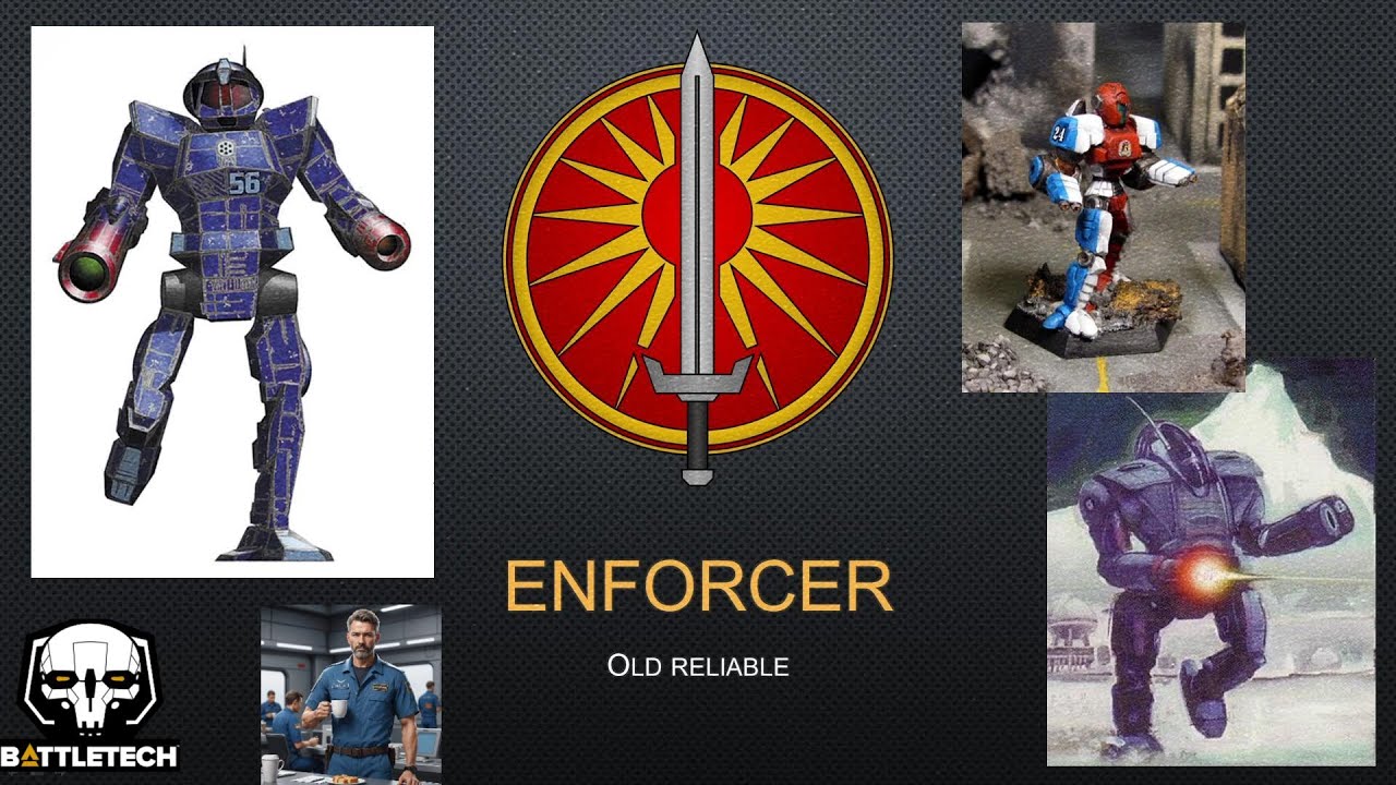 Battletech's Enforcer, the Trooper to End All Troopers - YouTube