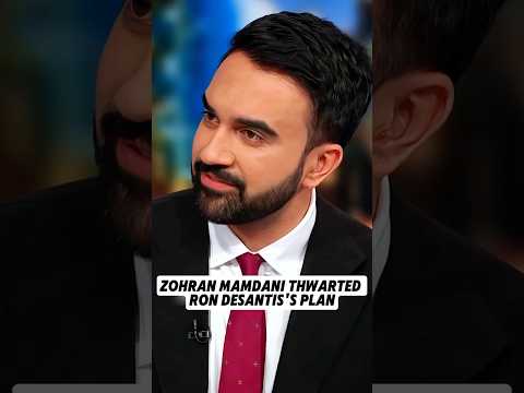 Zohran Mamdani Thwarted Ron DeSantis S Plan 2 Shorts Zohranmamdani Rondesantis Celebrity