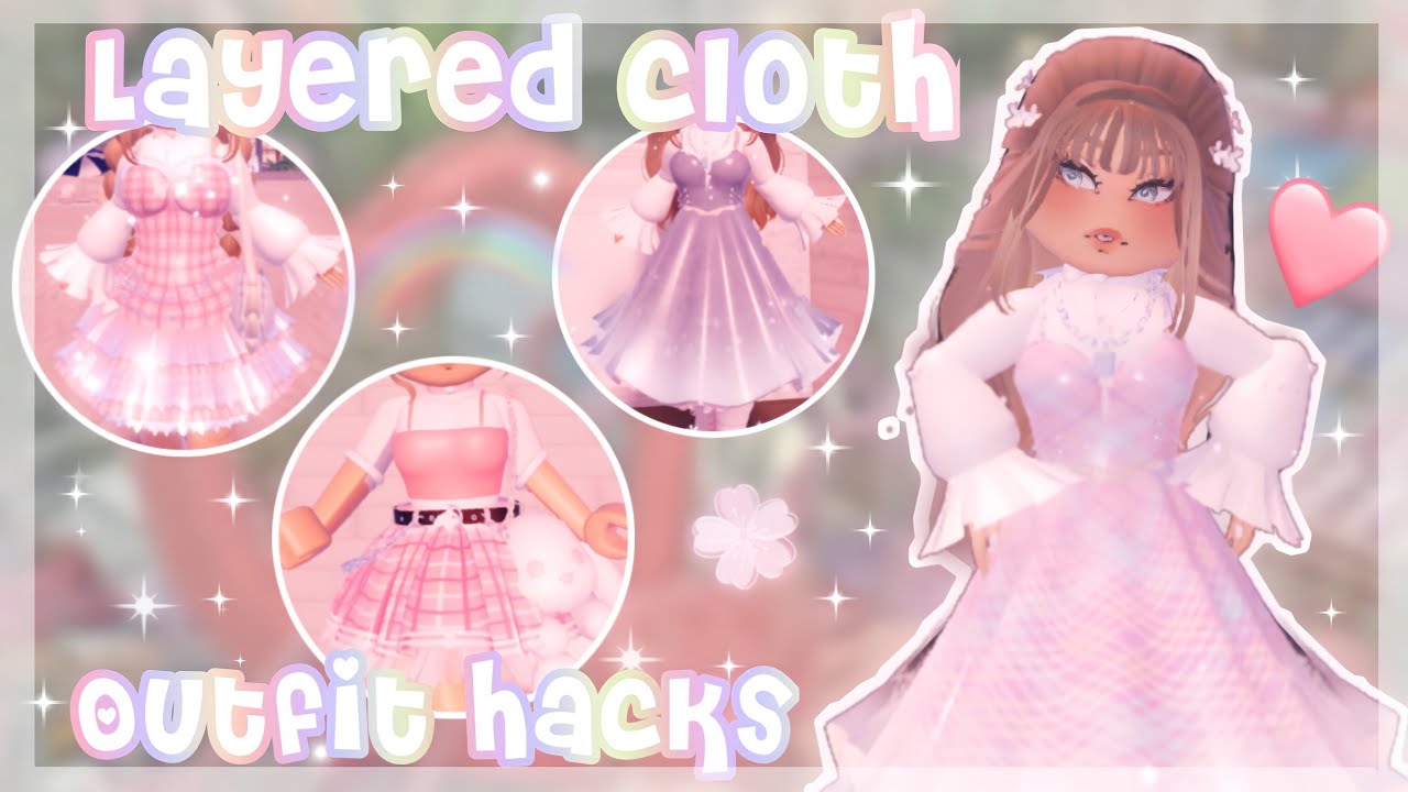 Layered clothes and overalls outfit hacks! Roblox Royale High ...