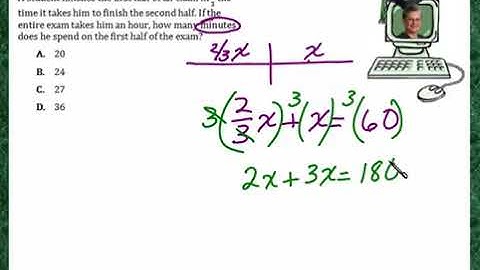 Praxis Application ALG146  Write an equation from an English statement, and then solve