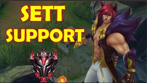 How this guy reached GRANDMASTER playing SETT SUPPORT | GUIDE, RUNES & BUILD - League of Legends S10