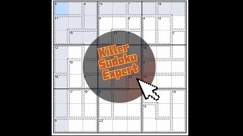 Killer Sudoku - Expert level
