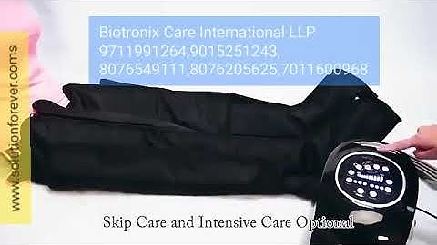 Lymphedema Pneumatic Compression Therapy Air Pressure Pressotherapy for legs Deep Vein Thrombosis