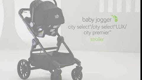 Attaching a Car Seat Adapter to the City Select, City Select LUX and City Premier
