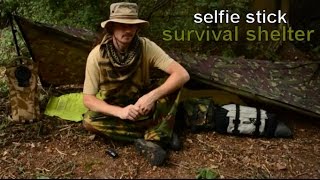 lightweight basha tarp shelter setup