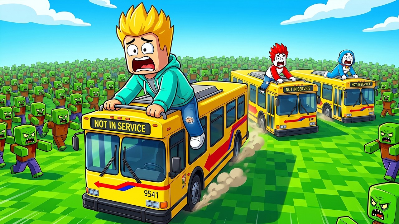 The SCARIEST School Trip Ever 🦠🦠 | Roblox SURVIVE Bus Ride