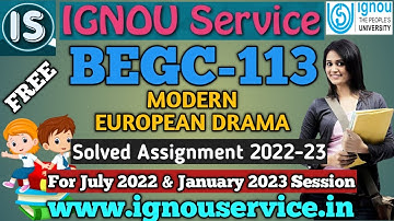 BEGC-113 Solved Assignment||2022-23||For July 2022 and January 2023 Session